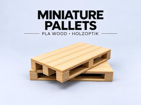 Miniature Fingerboard Pallet - Miniature Skatepark Obstacle