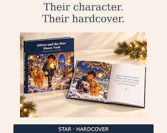 Custom Cartoon Hardcover Storybook - Star of Their World