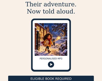 Personalised Audiobook Upgrade for Your Kubz Media Storybook - MP3