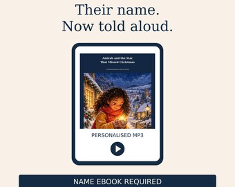 Personalised Name Audiobook Upgrade for Your Kubz Media Ebook - MP3
