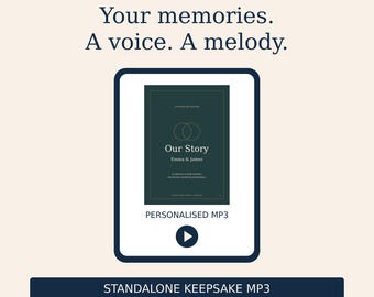 Personalised Keepsake Audio with Music - Your Memories Narrated MP3