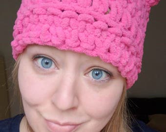 Kays Crochet Pattern for Pink Pussy Hat 
