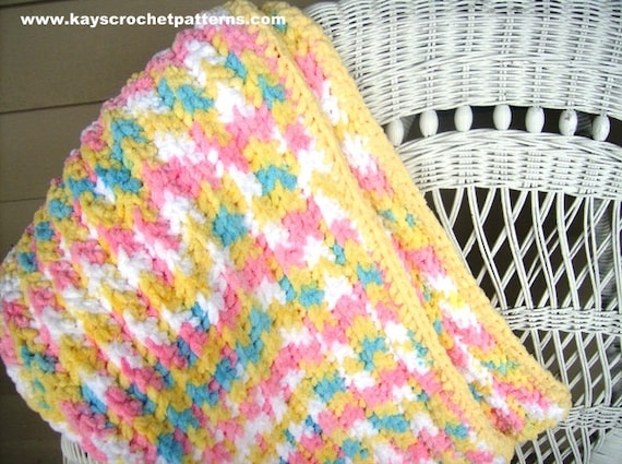 Quick & Easy Crochet Pattern Baby Evelyn Blanket