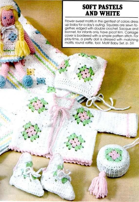 granny square crochet doll