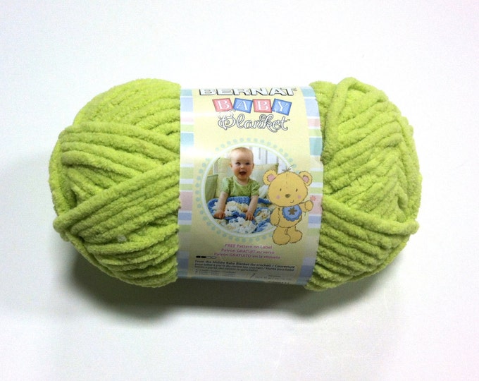 Bernat Baby Blanket Yarn in Lemon Lime New Color 3223 Etsy