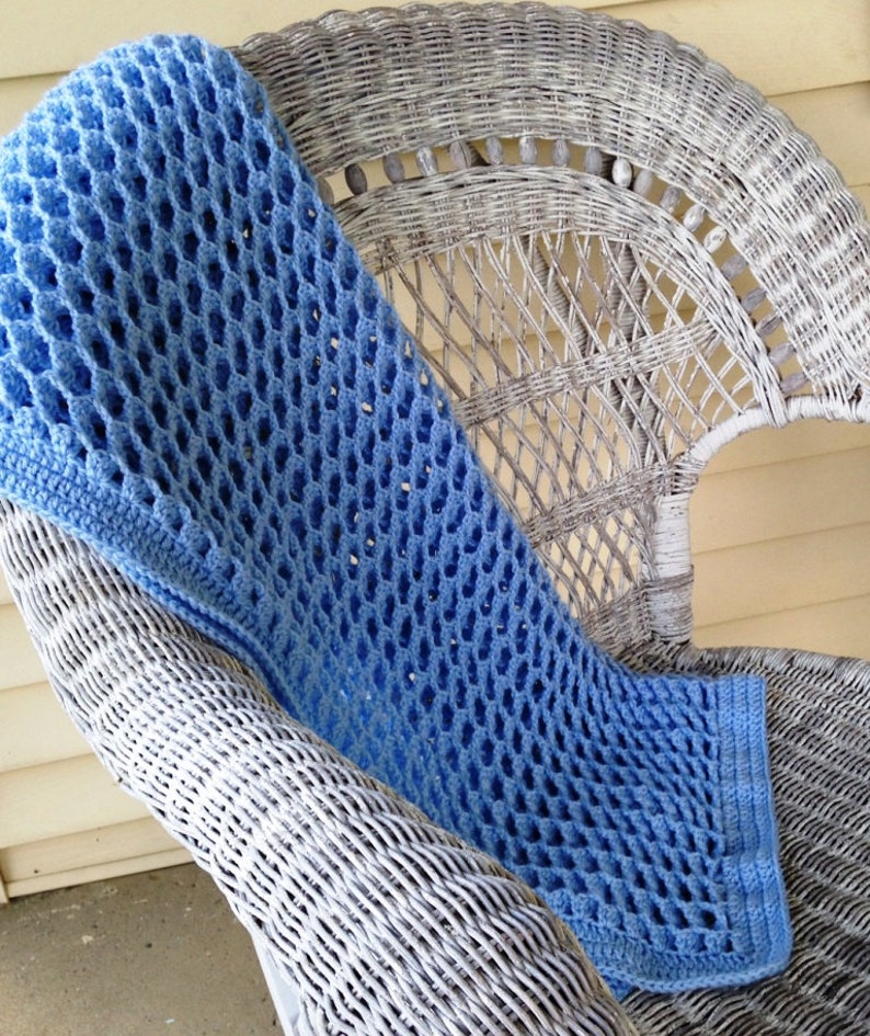 Kay's 3 Dimensional Crochet Baby Blanket Pattern with Etsy