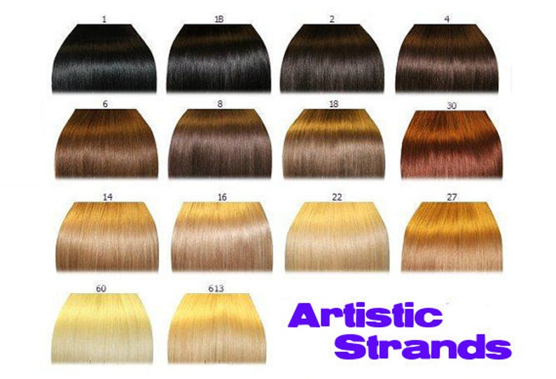 Blue Turquoise White Tips Ombre Hair Extensions 12 Etsy