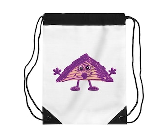 Love Loud Rocco Purple Character Drawstring Backpack