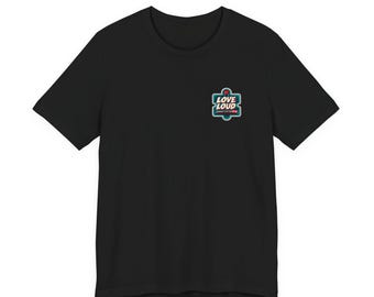 Love Loud Autism Support T-Shirt — Blue