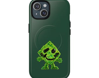 Rocco Green magnetische hoesje met figuurtje — Bosgroen