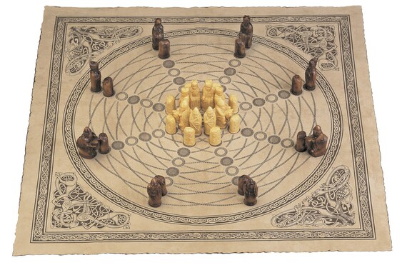 Noble Celts Circular Chess Board - Etsy