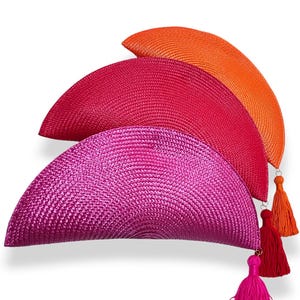 Bolso clutch abanico de paja, Bolso de fiesta o boda