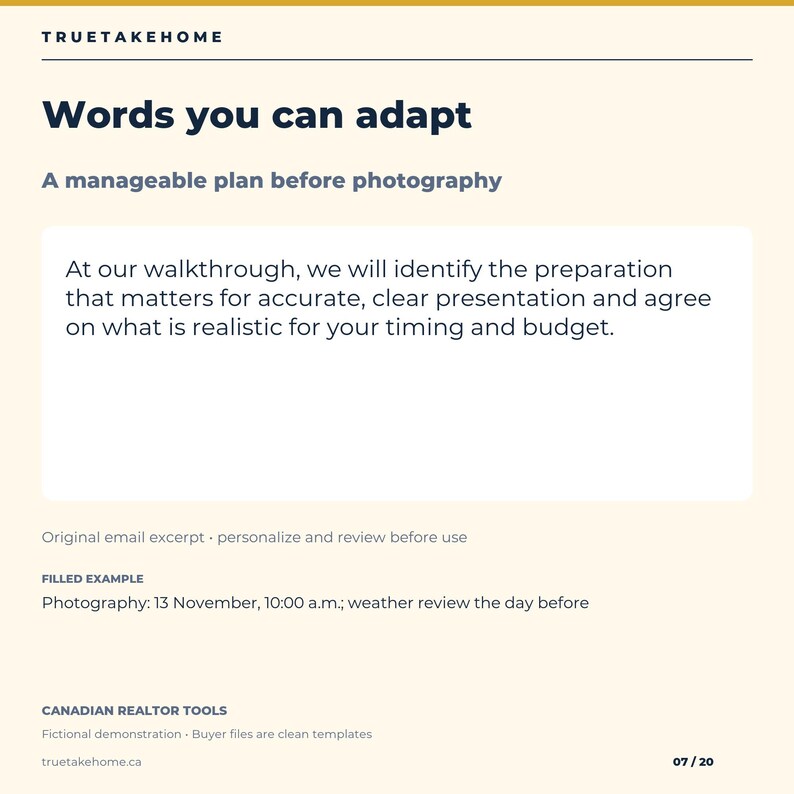 Home Staging and Photography Checklist for Canadian Realtors, Listing Prep Plan, Seller Worksheets and Email Templates Bild 7