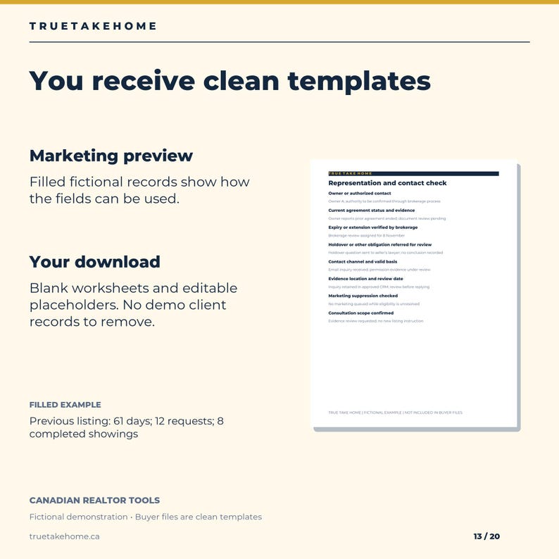Canadian Expired Listing Kit for Realtors, Seller Relaunch Review, Consultation Scripts and Follow Up Emails image 13