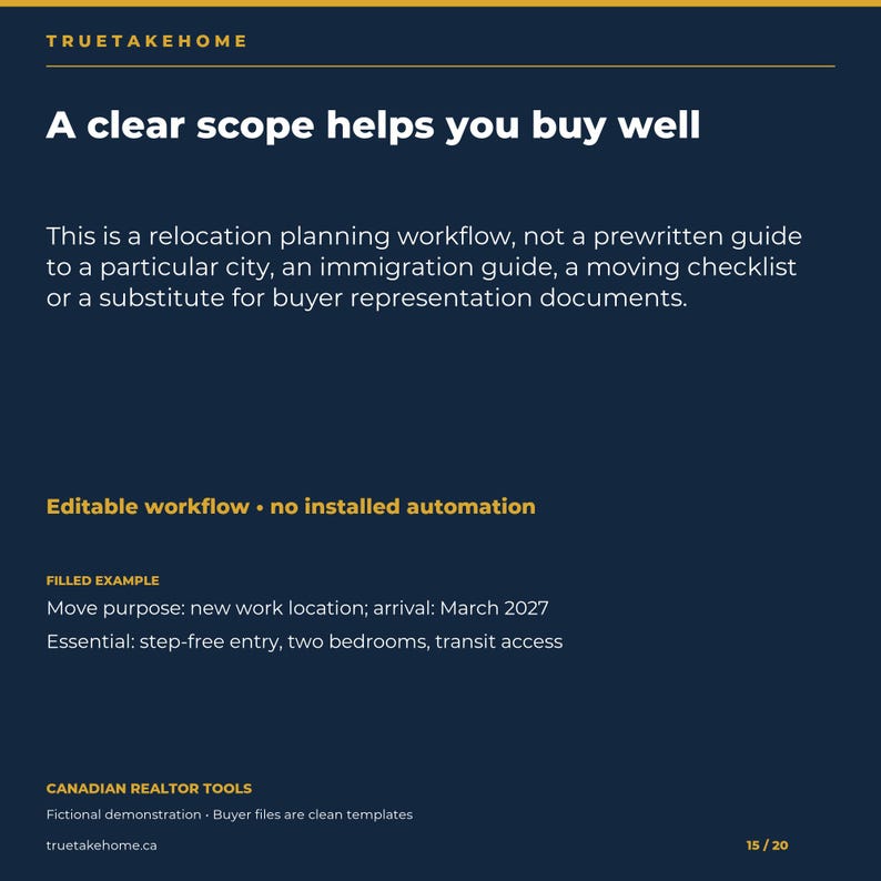 Canadian Relocation Guide for Realtors, Local Area Comparison, Discovery Worksheets and Client Email Templates image 15