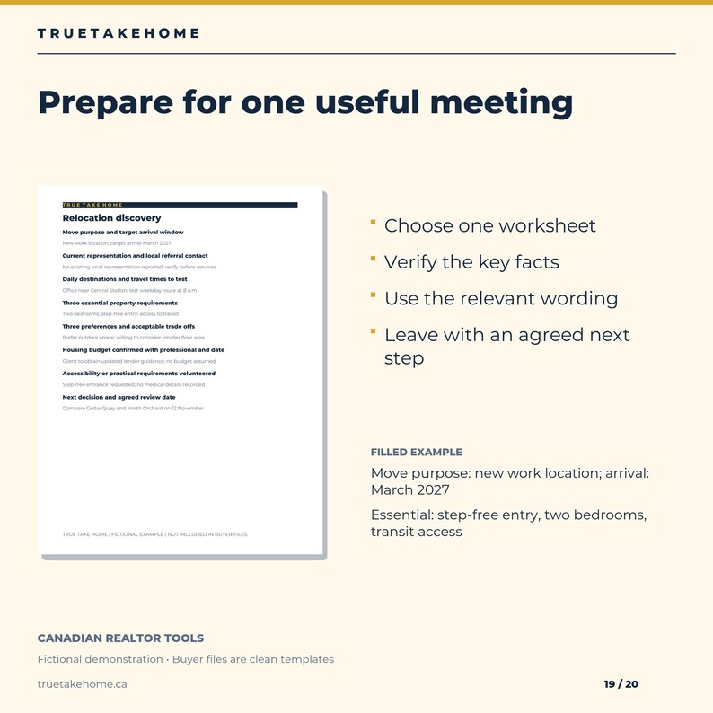 Canadian Relocation Guide for Realtors, Local Area Comparison, Discovery Worksheets and Client Email Templates image 19