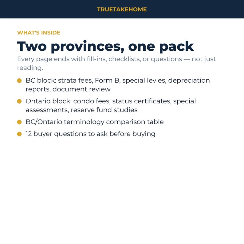Eigentumswohnungen und Wohnungseigentumsgemeinschaften erklärt | Informationspaket für Maklerkunden, British Columbia und Ontario (Bearbeitbare Canva-Vorlagen) Bild 2