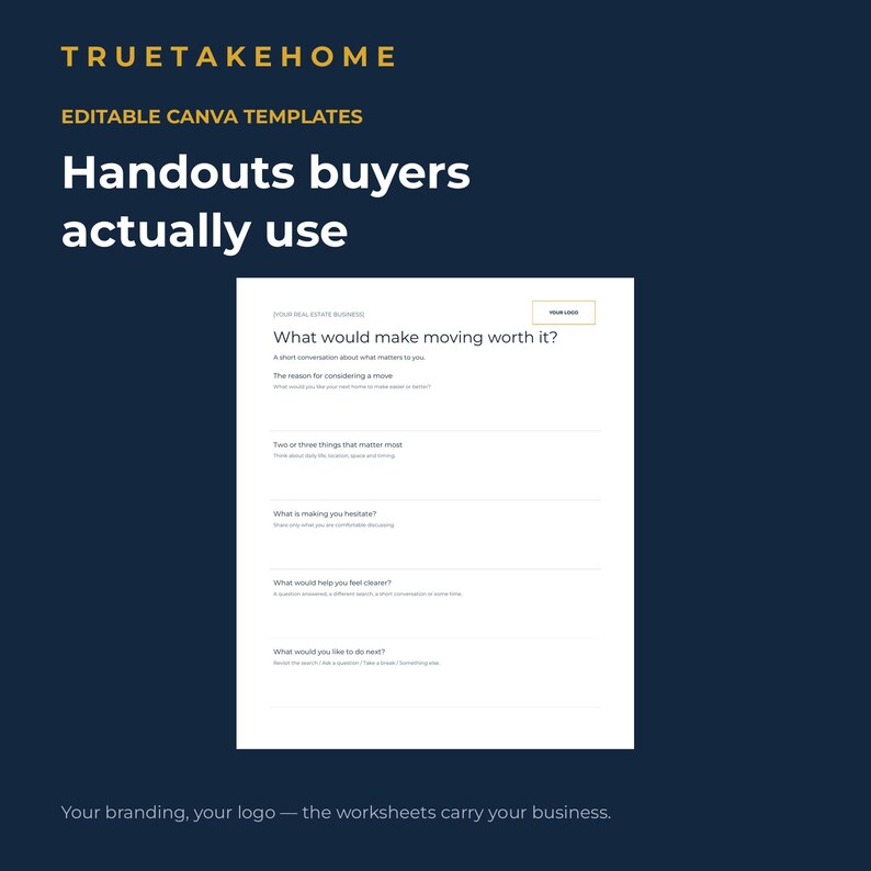 Kit de seguimiento para compradores indecisos / Guiones, hojas de trabajo y registro para agentes inmobiliarios sobre compradores que no están interesados ​​(PDF + Canva + Excel) imagen 5