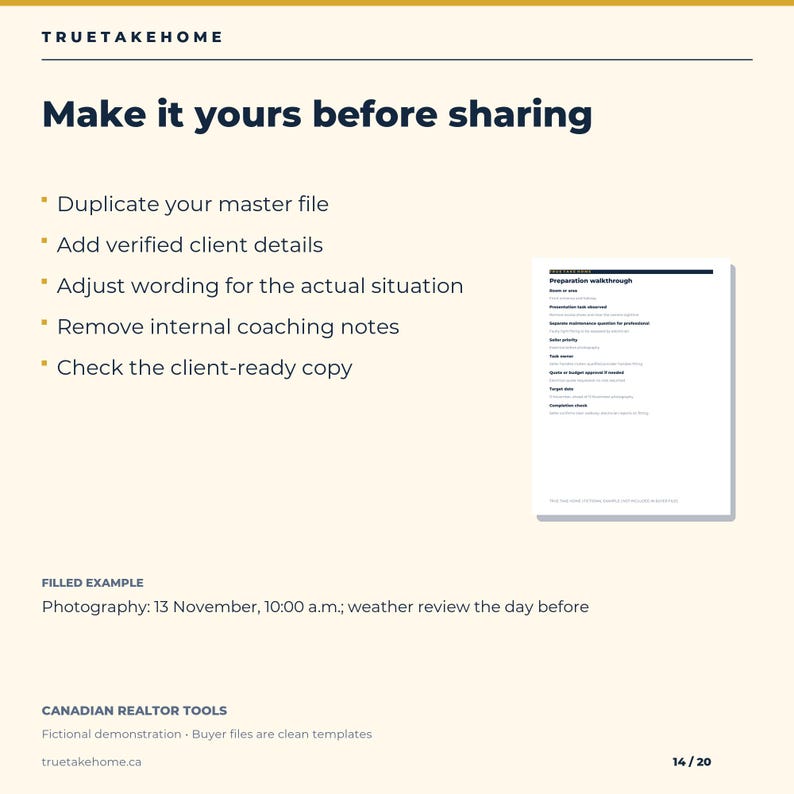 Home Staging and Photography Checklist for Canadian Realtors, Listing Prep Plan, Seller Worksheets and Email Templates Bild 14