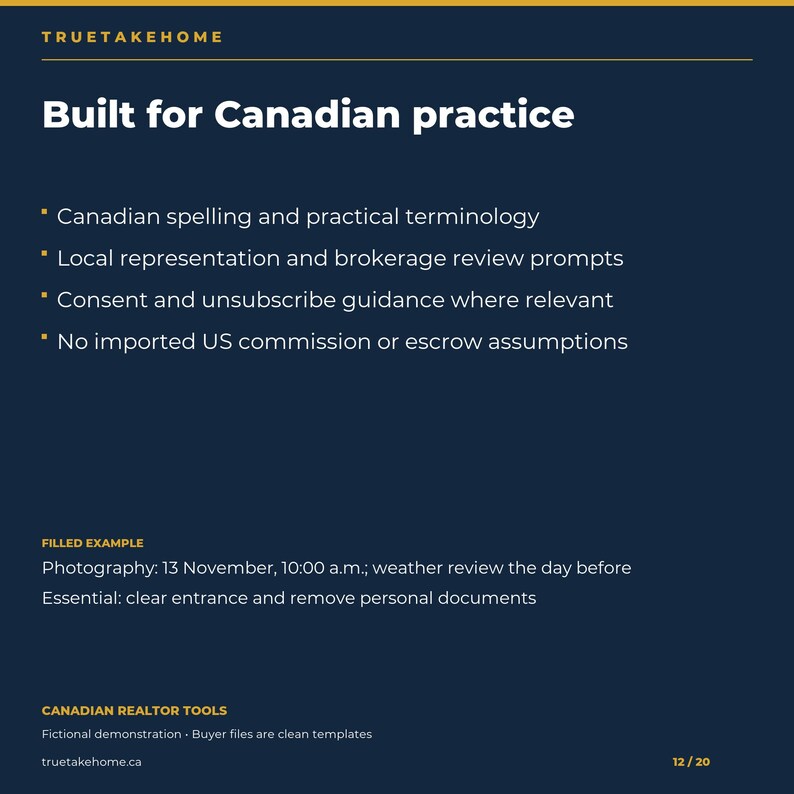 Home Staging and Photography Checklist for Canadian Realtors, Listing Prep Plan, Seller Worksheets and Email Templates Bild 12