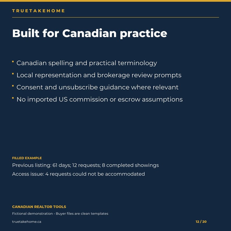 Canadian Expired Listing Kit for Realtors, Seller Relaunch Review, Consultation Scripts and Follow Up Emails image 12