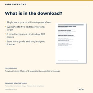 Canadian Expired Listing Kit for Realtors, Seller Relaunch Review, Consultation Scripts and Follow Up Emails image 2