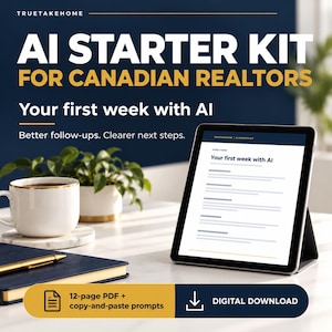 AI Starter Kit for Canadian Realtors | ChatGPT Prompts & Workbook (PDF) image 1