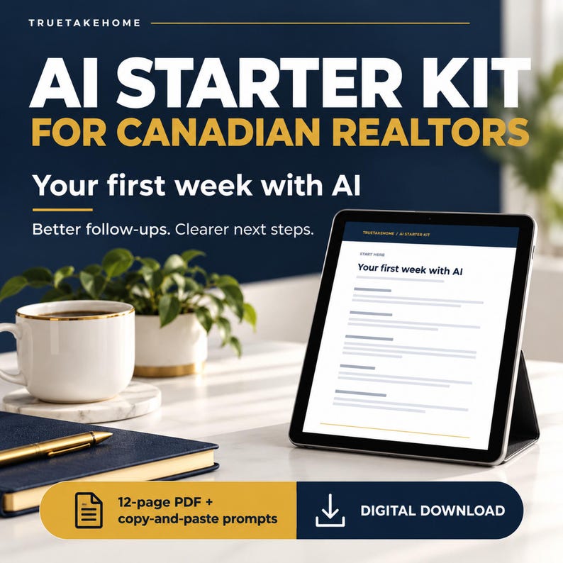 AI Starter Kit for Canadian Realtors | ChatGPT Prompts & Workbook (PDF) image 1
