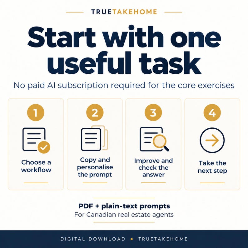 AI Starter Kit for Canadian Realtors | ChatGPT Prompts & Workbook (PDF) image 4