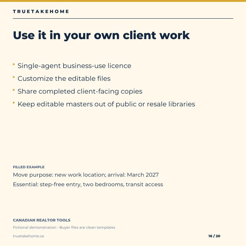 Canadian Relocation Guide for Realtors, Local Area Comparison, Discovery Worksheets and Client Email Templates image 16