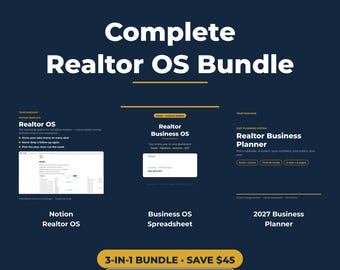 Realtor Client Gift Bundle | Home Maintenance Checklist + Moving Checklist + Condo Guide | Editable Canva Templates