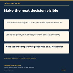 Canadian Relocation Guide for Realtors, Local Area Comparison, Discovery Worksheets and Client Email Templates image 6