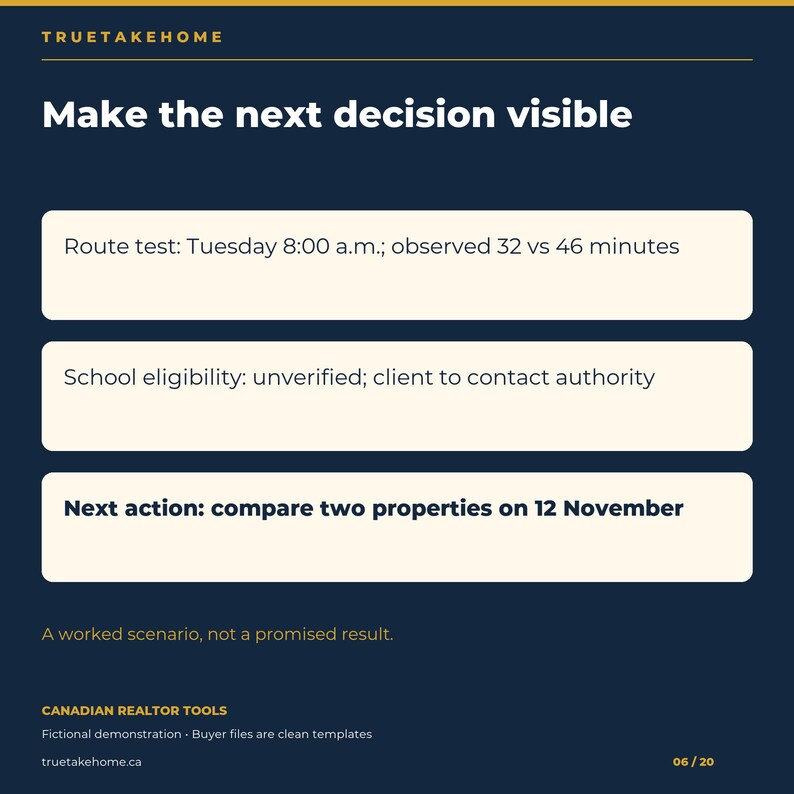 Canadian Relocation Guide for Realtors, Local Area Comparison, Discovery Worksheets and Client Email Templates image 6