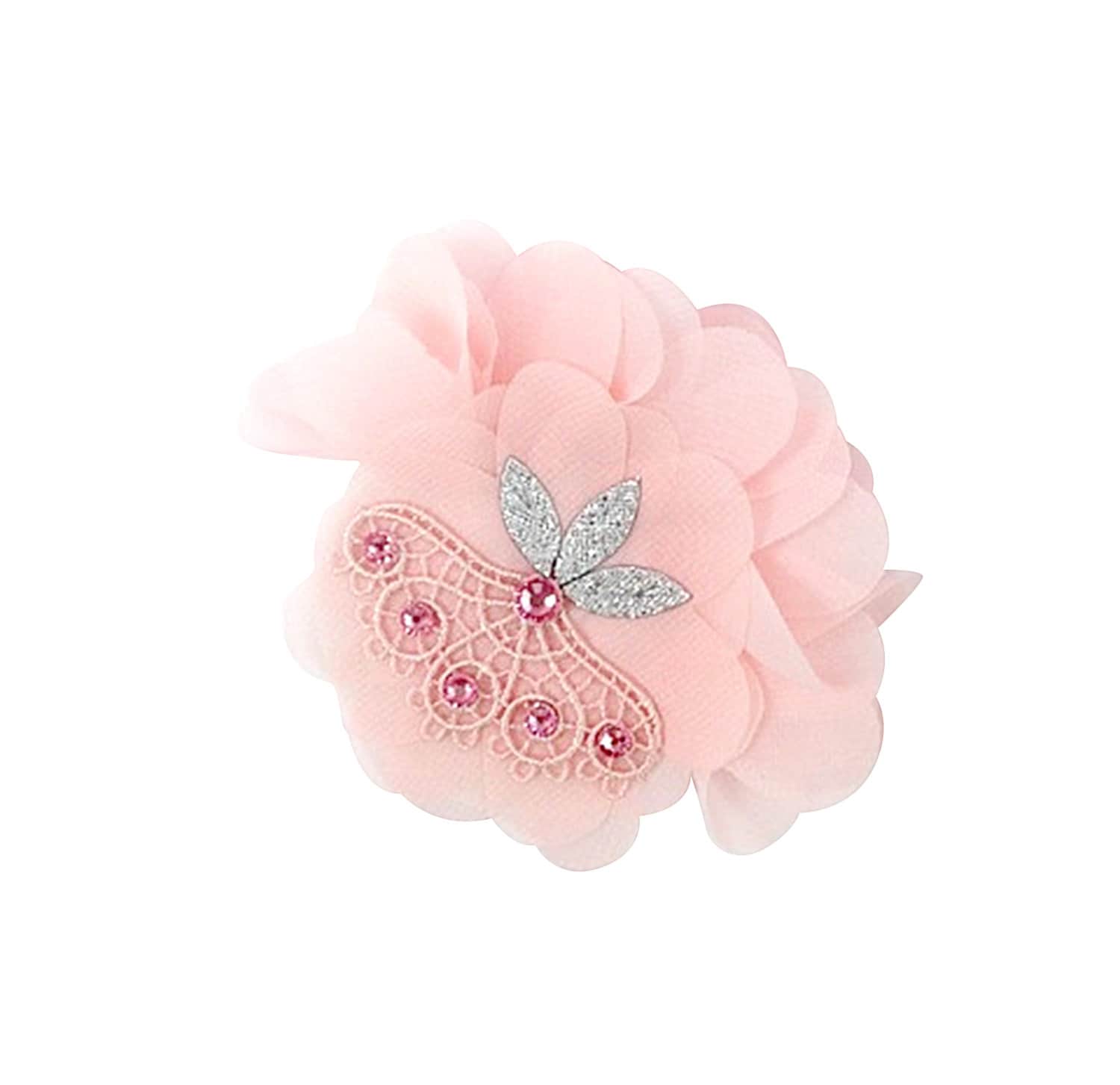Vintage Lace Hair Clip Chiffon Hair Clip Pastel Pink Hair Etsy UK