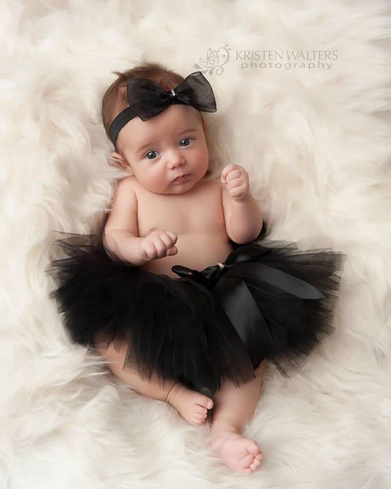 baby girl black tutu