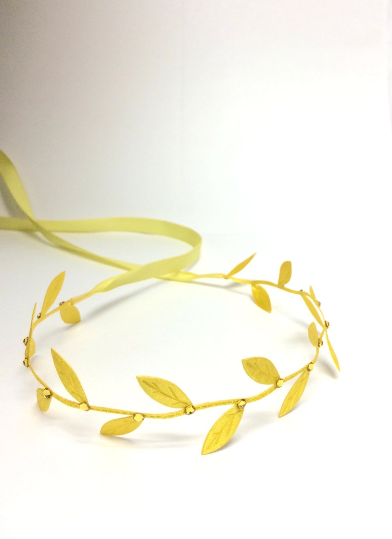 Yellow Leaf Wrap Baby Girls Hair Accessories Yellow Head Etsy