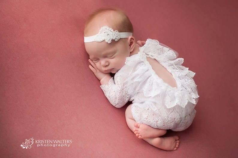 newborn pearl headband