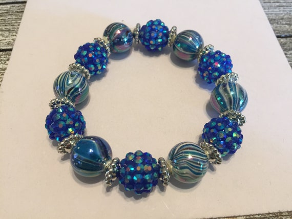 ocean blue bracelet