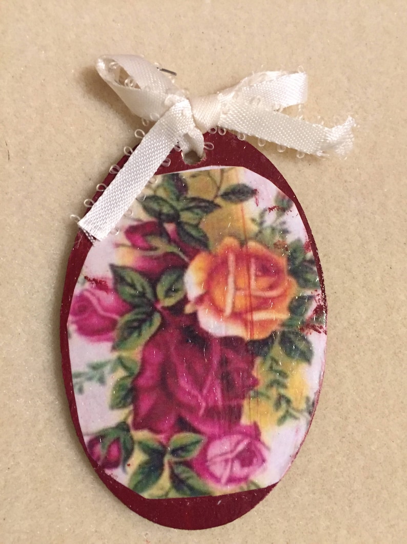 Mini Wooden Decoupage Etsy