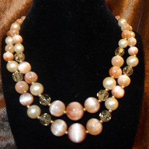 Double Strand Beaded Necklace