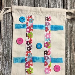 Handmade Tic Tac Toe Bags