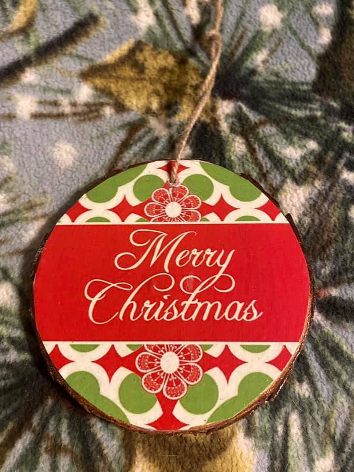 Disque en bois Ornement de Noël Etsy France