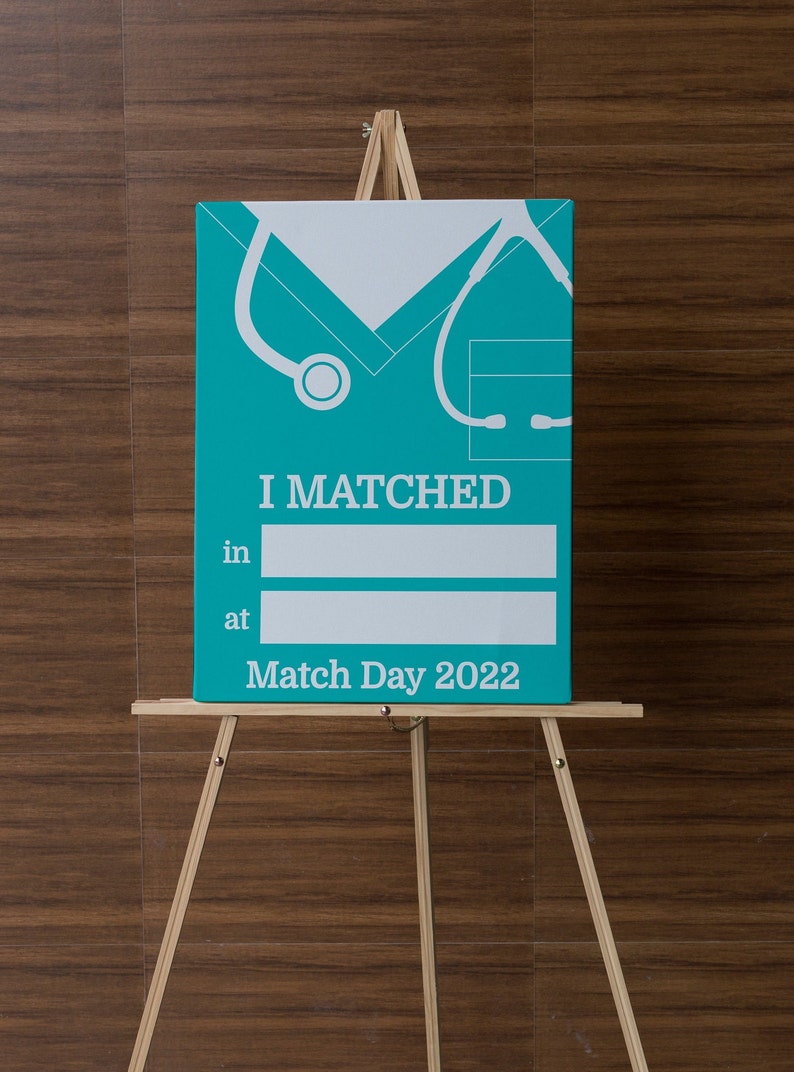 Stethoscope Match Day Announcement Medical School Match Day Etsy