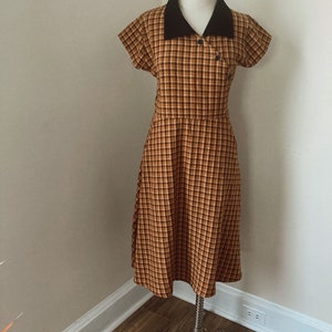 Where or When Dress 1930s Short Sleeve Dress 1930s House Dress Casual ...