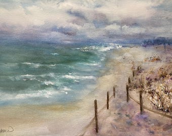 original watercolor - seascape