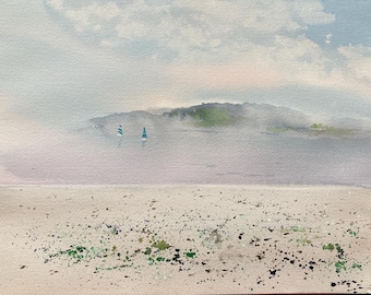 original watercolor - seascape