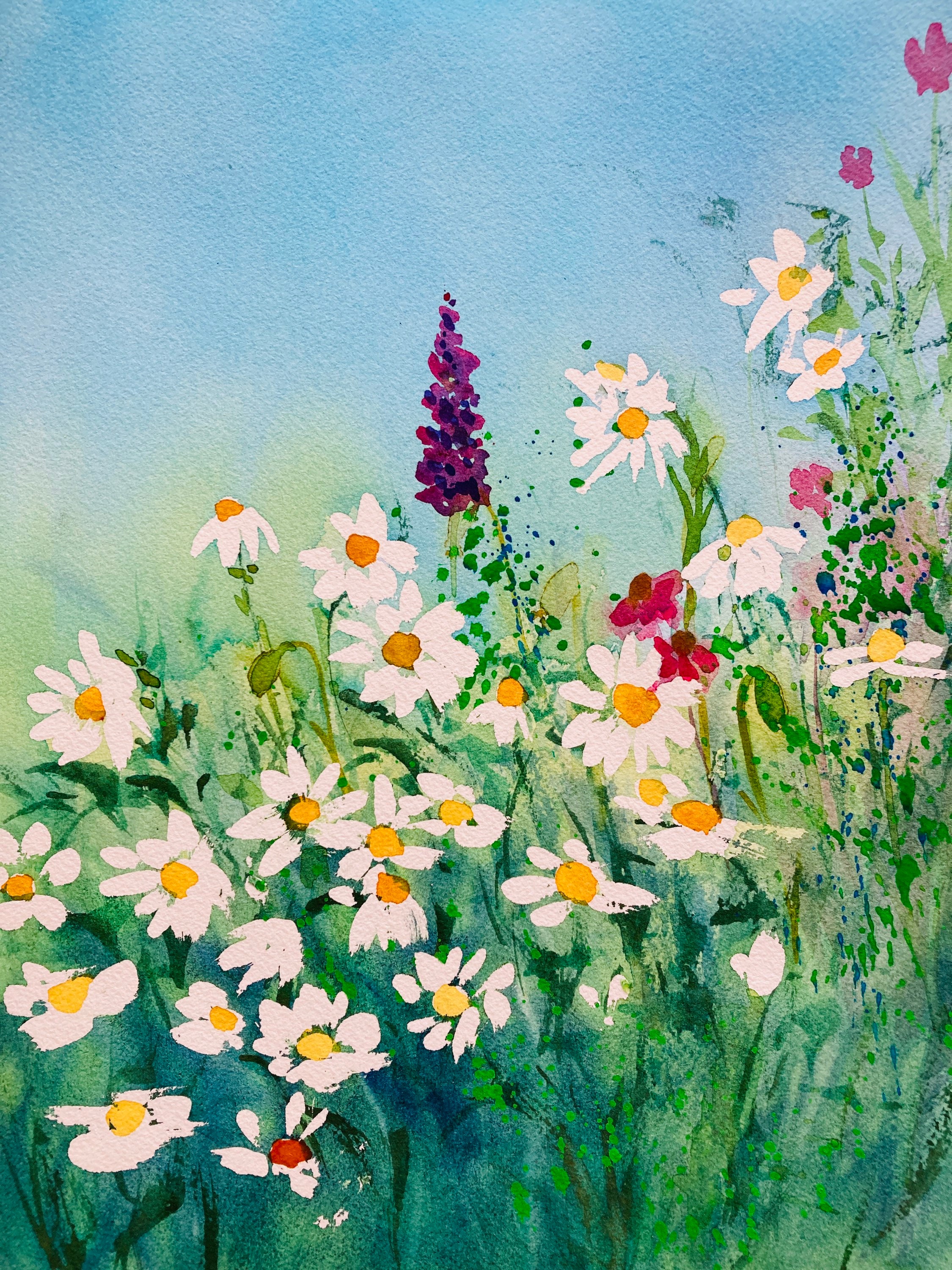 Original Watercolor - Flowers - Etsy