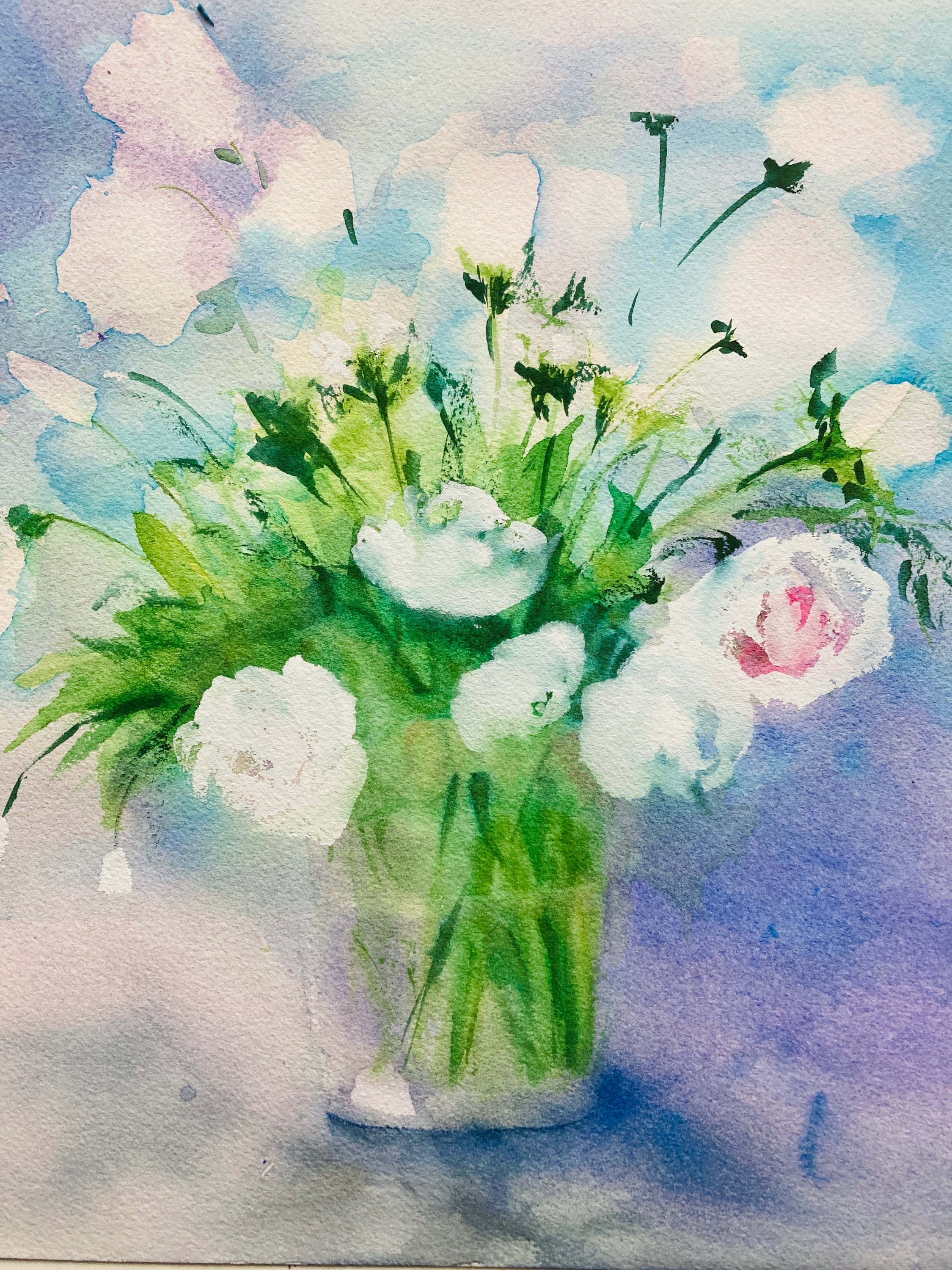 Original Watercolor - Wild Flowers - Etsy