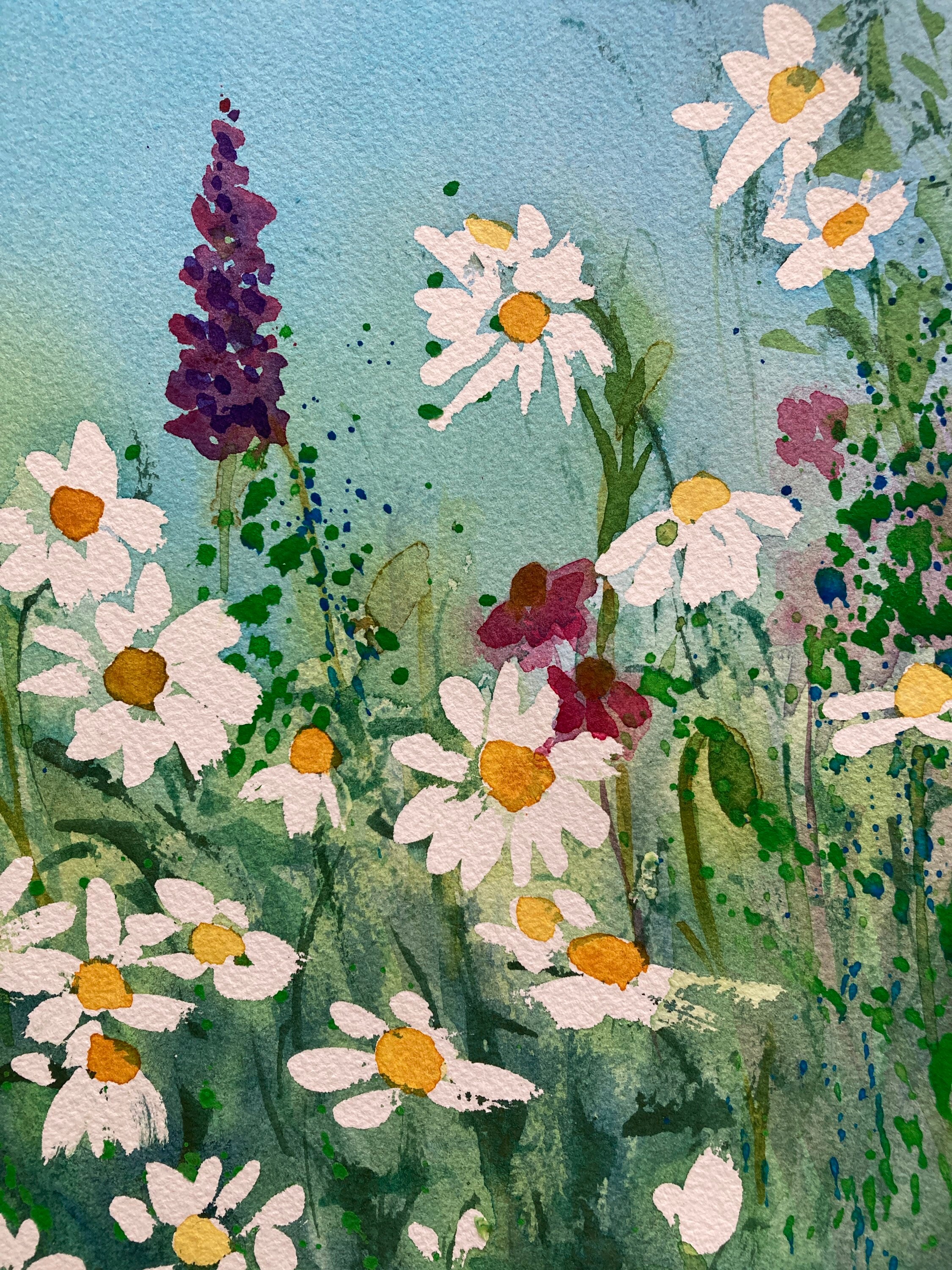 Original Watercolor - Flowers - Etsy
