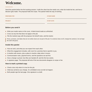 Printable Client Welcome Packet and Client Onboarding Guide for Virtual Assistants